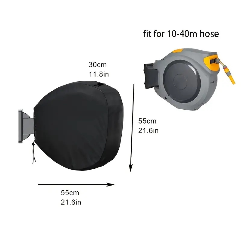 Square Garden Retractable Hose - مراجعة Reel Cover وسعره