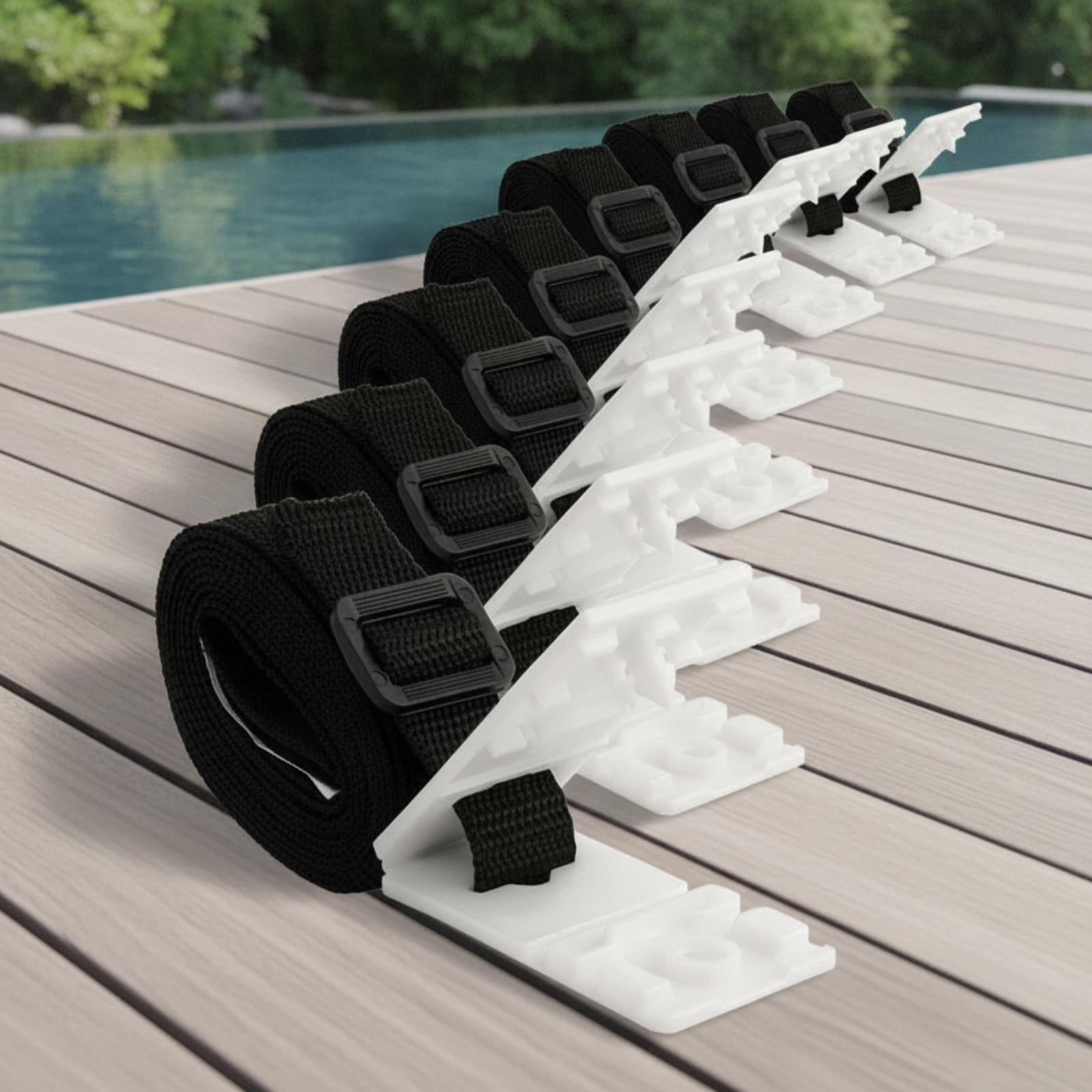 8 Pieces Solar Cover Reel Stra - مراجعة Reel Cover وسعره
