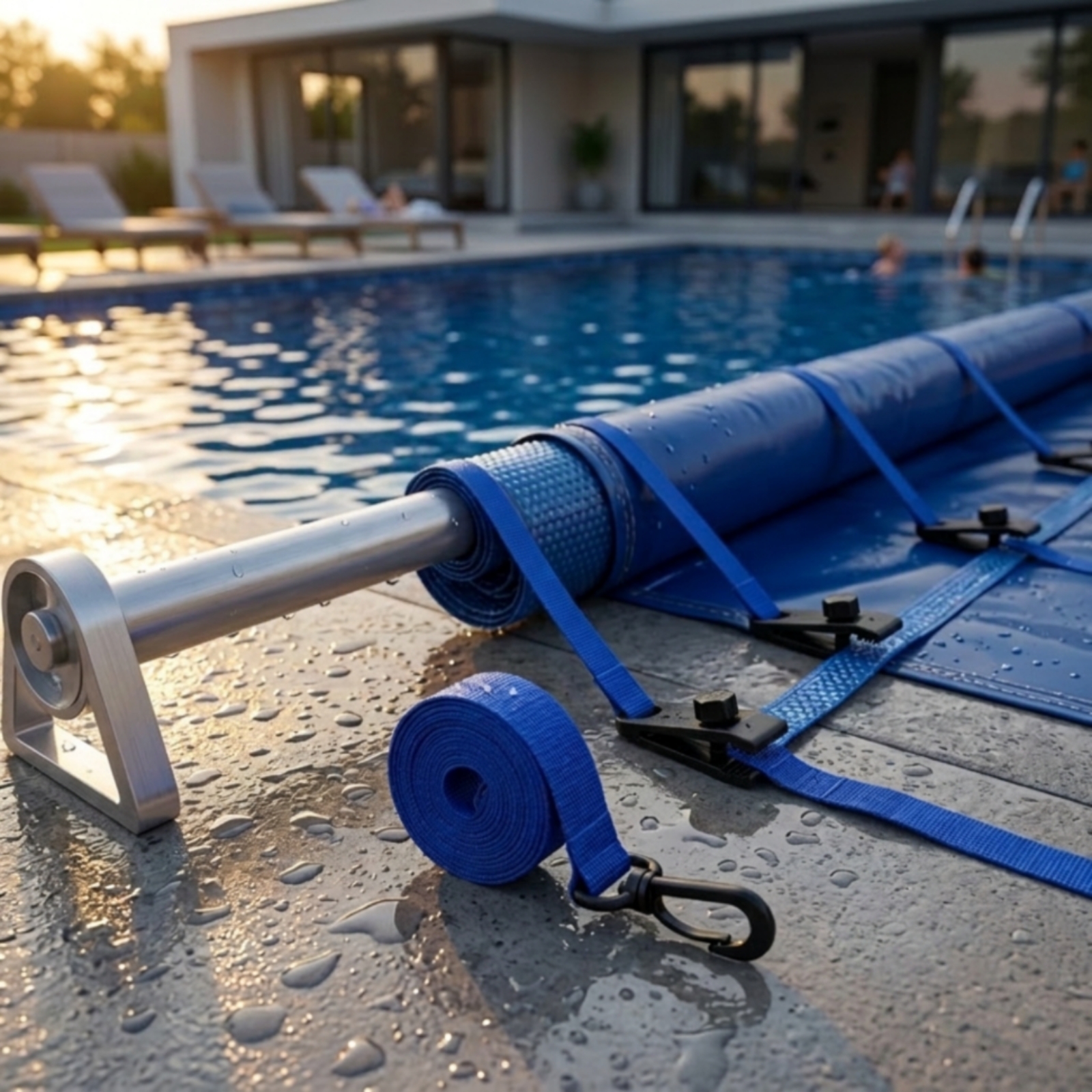8 Pieces Solar Blanket Strap K - مراجعة Reel Cover وسعره