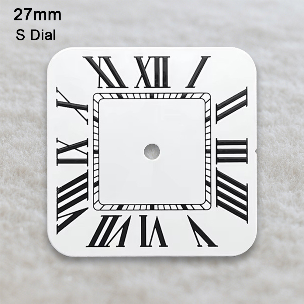 New 27mm S Logo Square Dial Fi - مراجعة Reel Case وسعره
