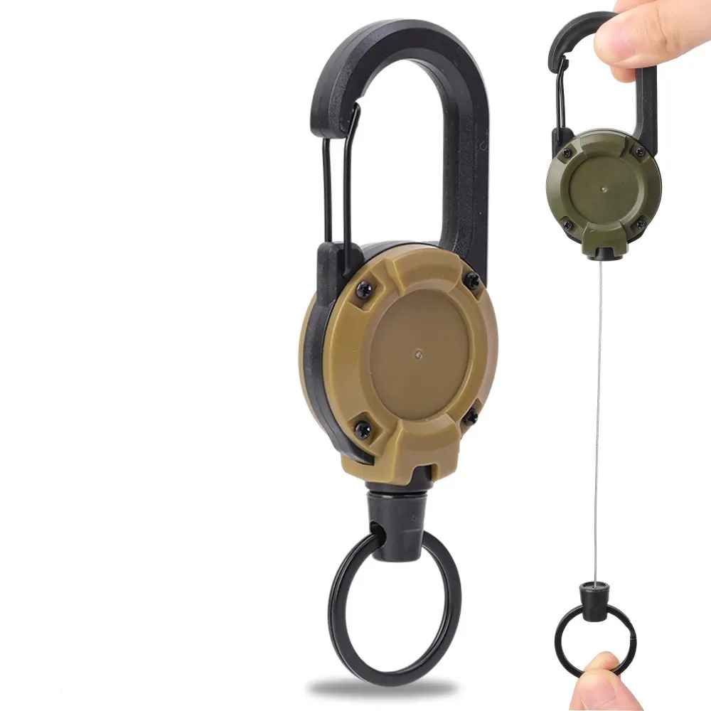 Tactical Retractable Carabiner - مراجعة Conventional Reel وسعره