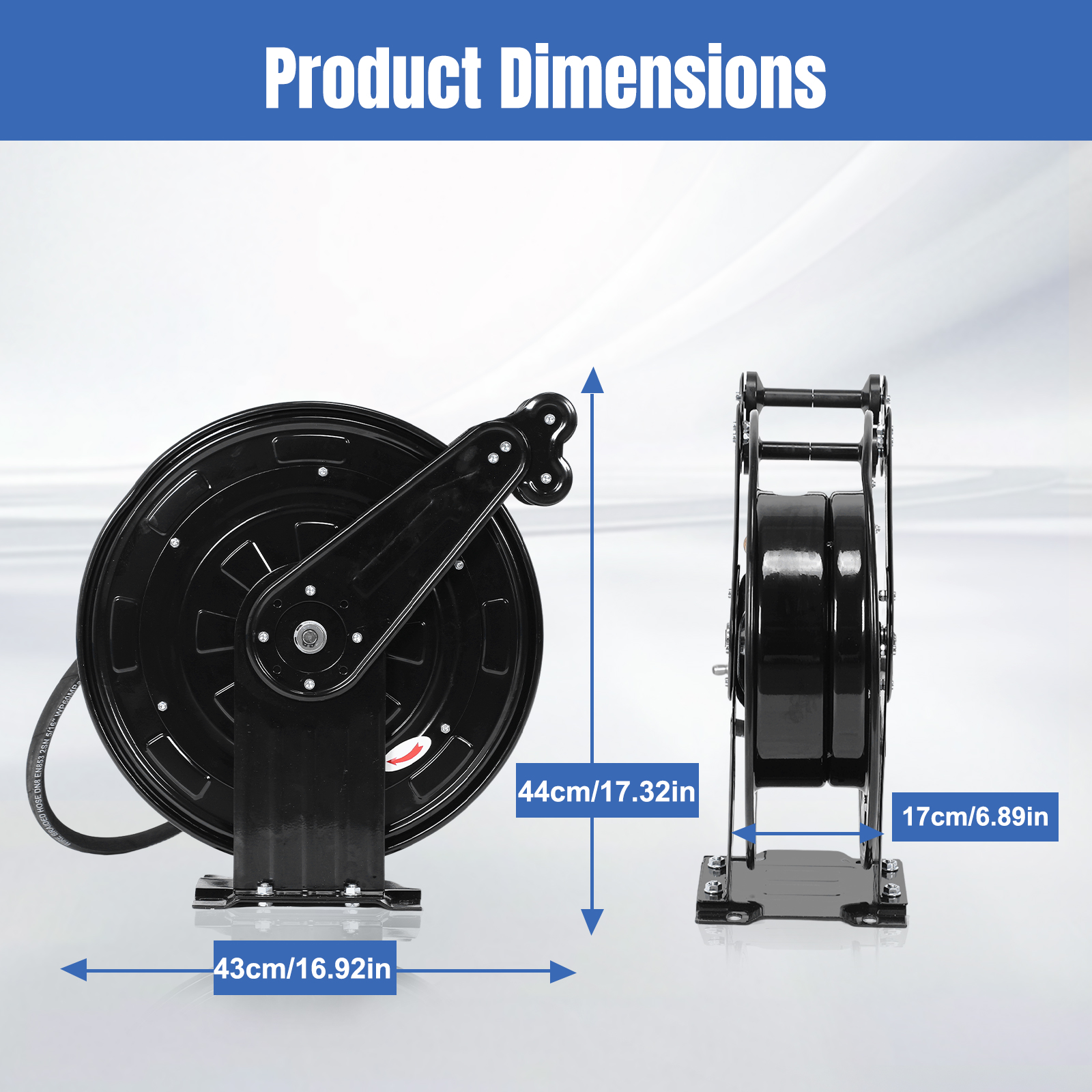Washer Hose Reel Auto Rewind P - مراجعة Reel Oil وسعره