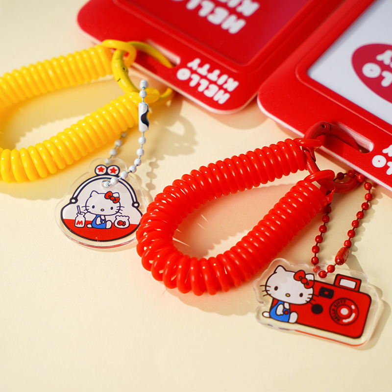 Hello Kitty Slide ID Tag Name  - مراجعة Reel Case وسعره