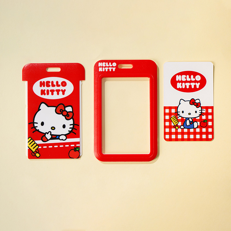 Hello Kitty Slide ID Tag Name  - مراجعة Reel Case وسعره