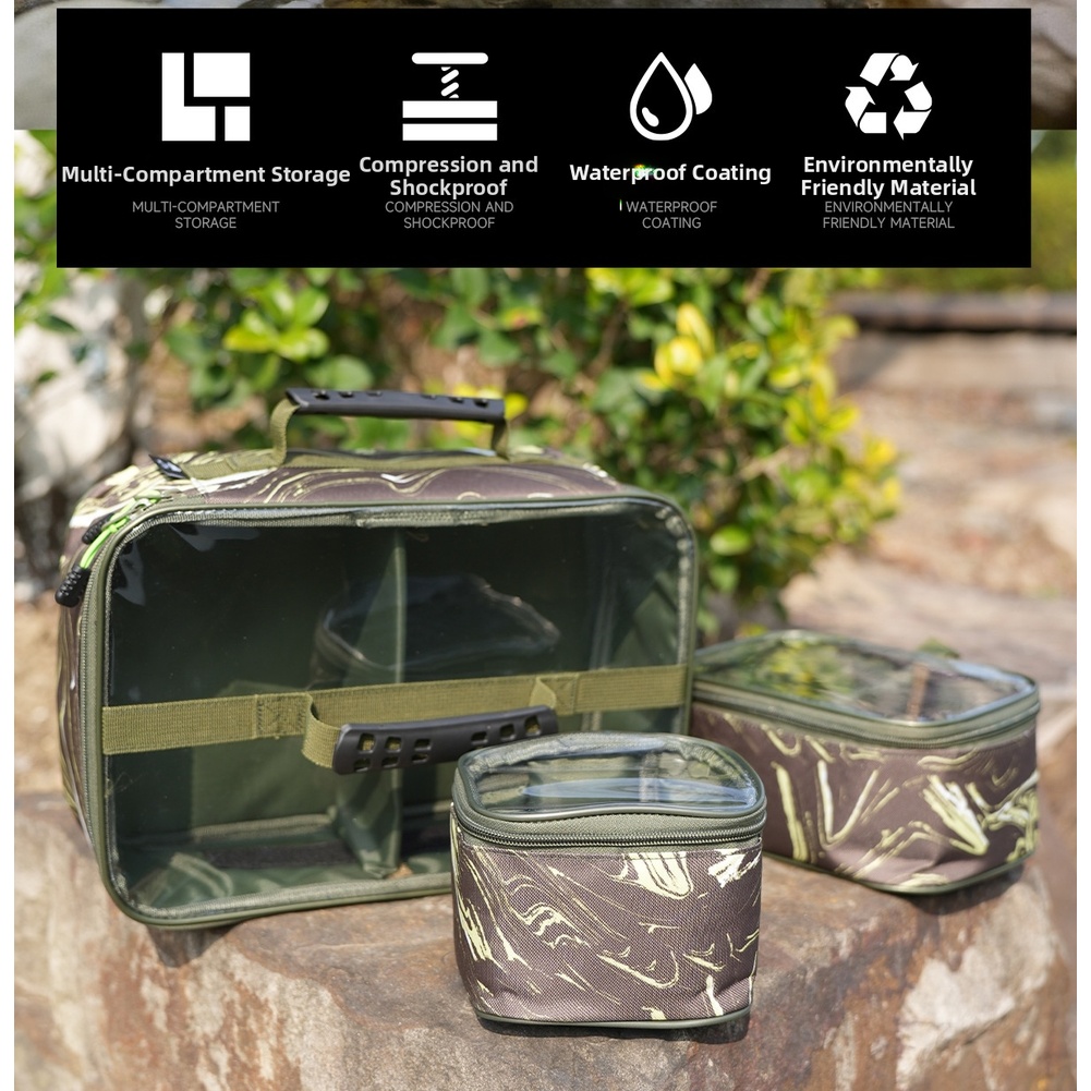 Green Waterproof Oxford Fishin - مراجعة Reel Bag وسعره