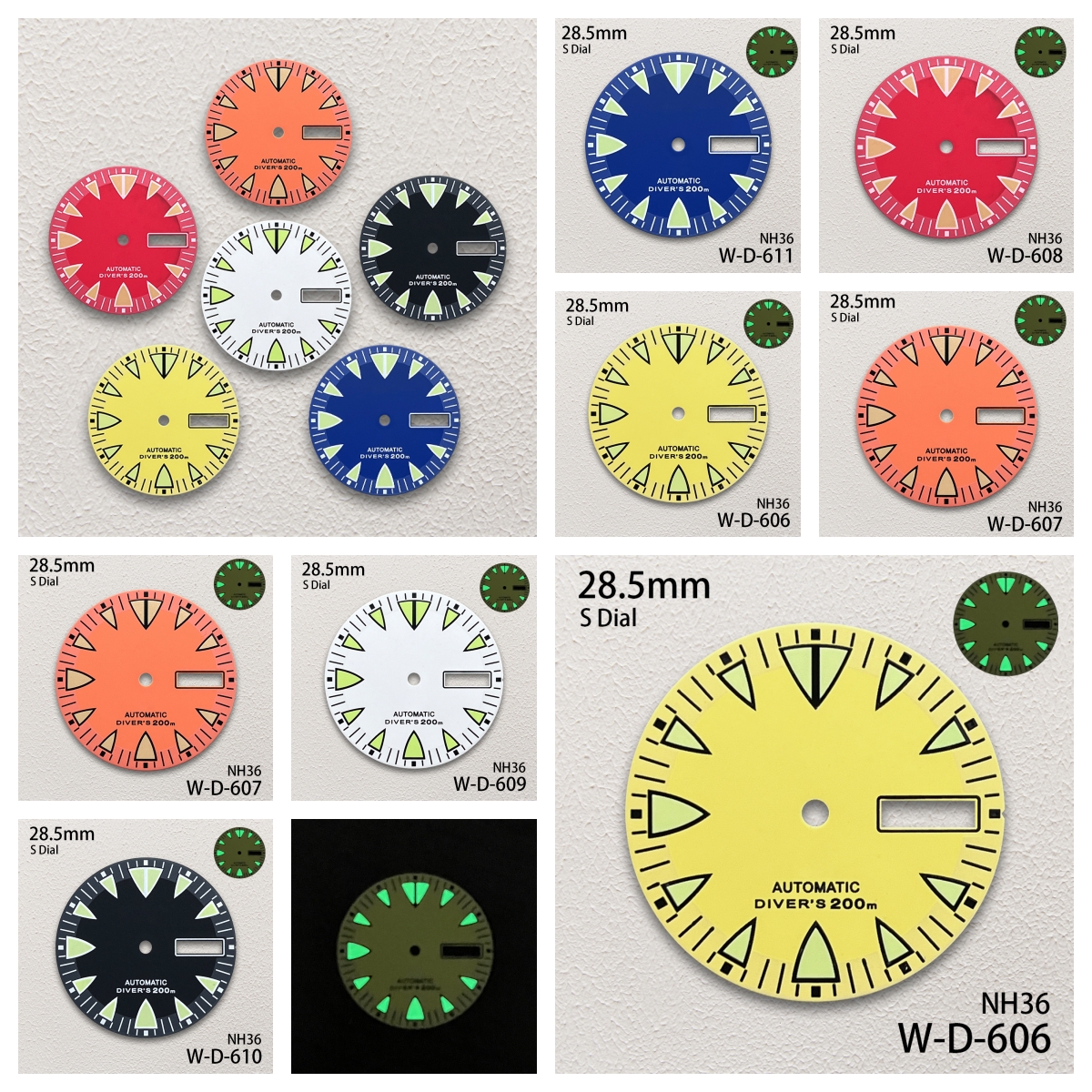 28.5mm S Logo Monster Dial Fit - مراجعة Reel Case وسعره
