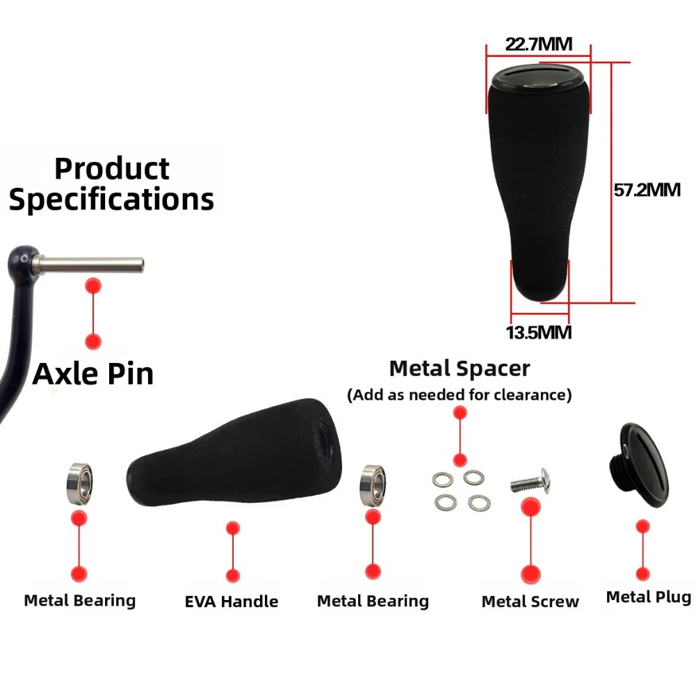 EVA Knob Replacement Parts Fis - مراجعة Spincast Reel وسعره
