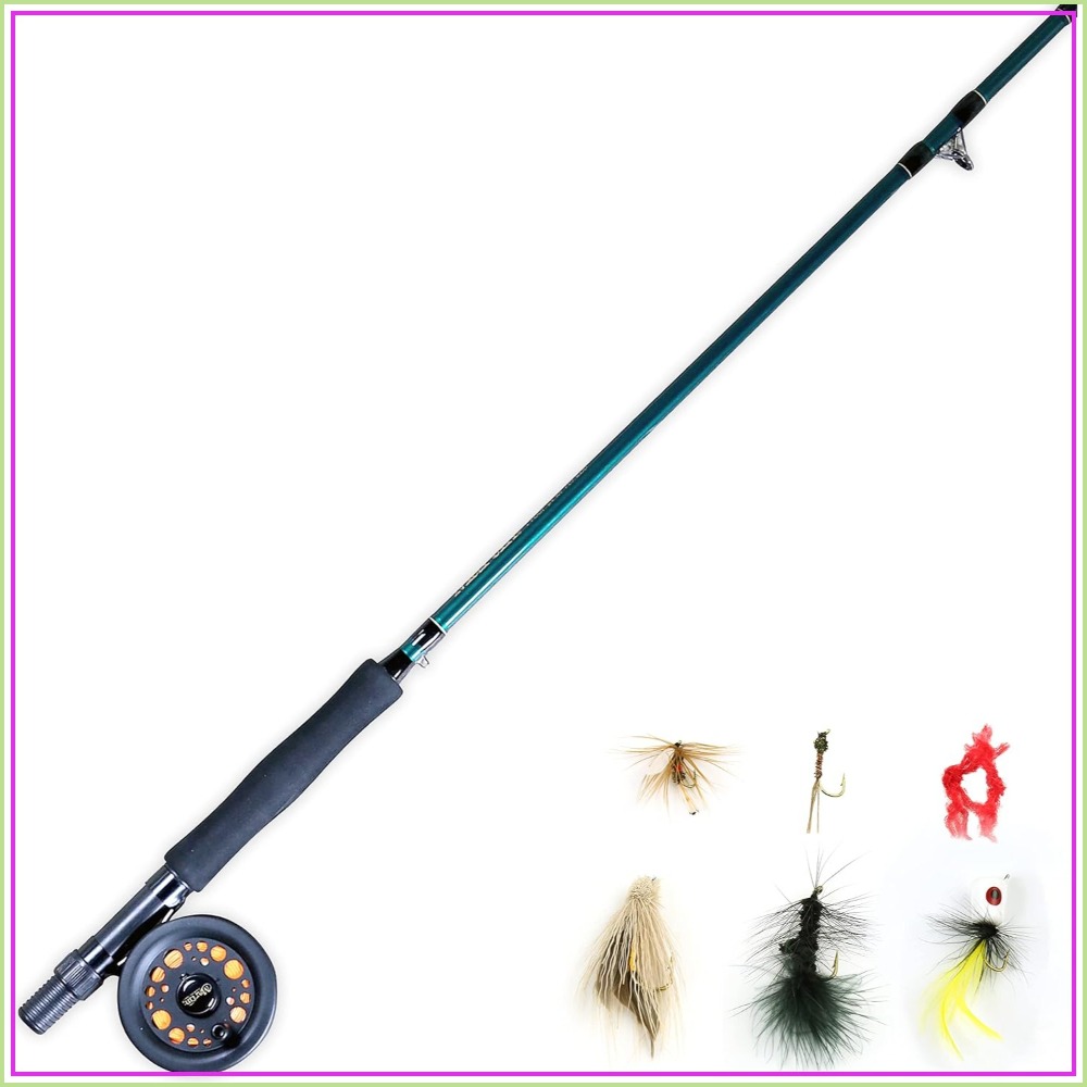 Complete Fly Fishing Kit - 8ft - مراجعة Fly Reel وسعره