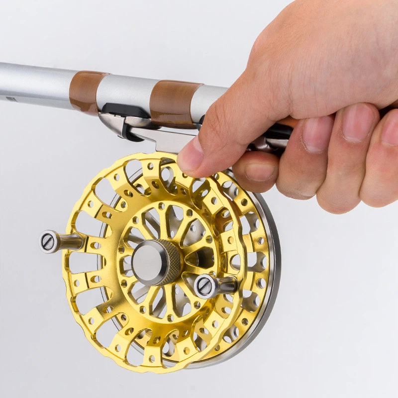 No Drag No Brake Center Pin Fl - مراجعة Ice Fishing Reel وسعره