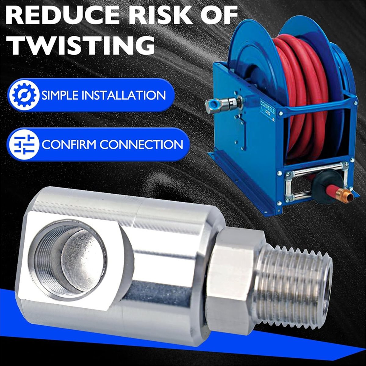 A45I 1/2 Inch MXF Hose Reel Sw - مراجعة Reel Grease وسعره