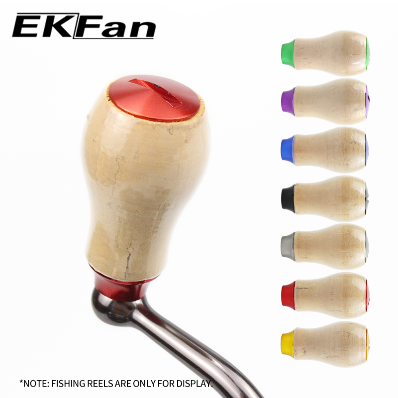 EKFan Cork Fishing Reel Knob f - مراجعة Trolling Reel وسعره