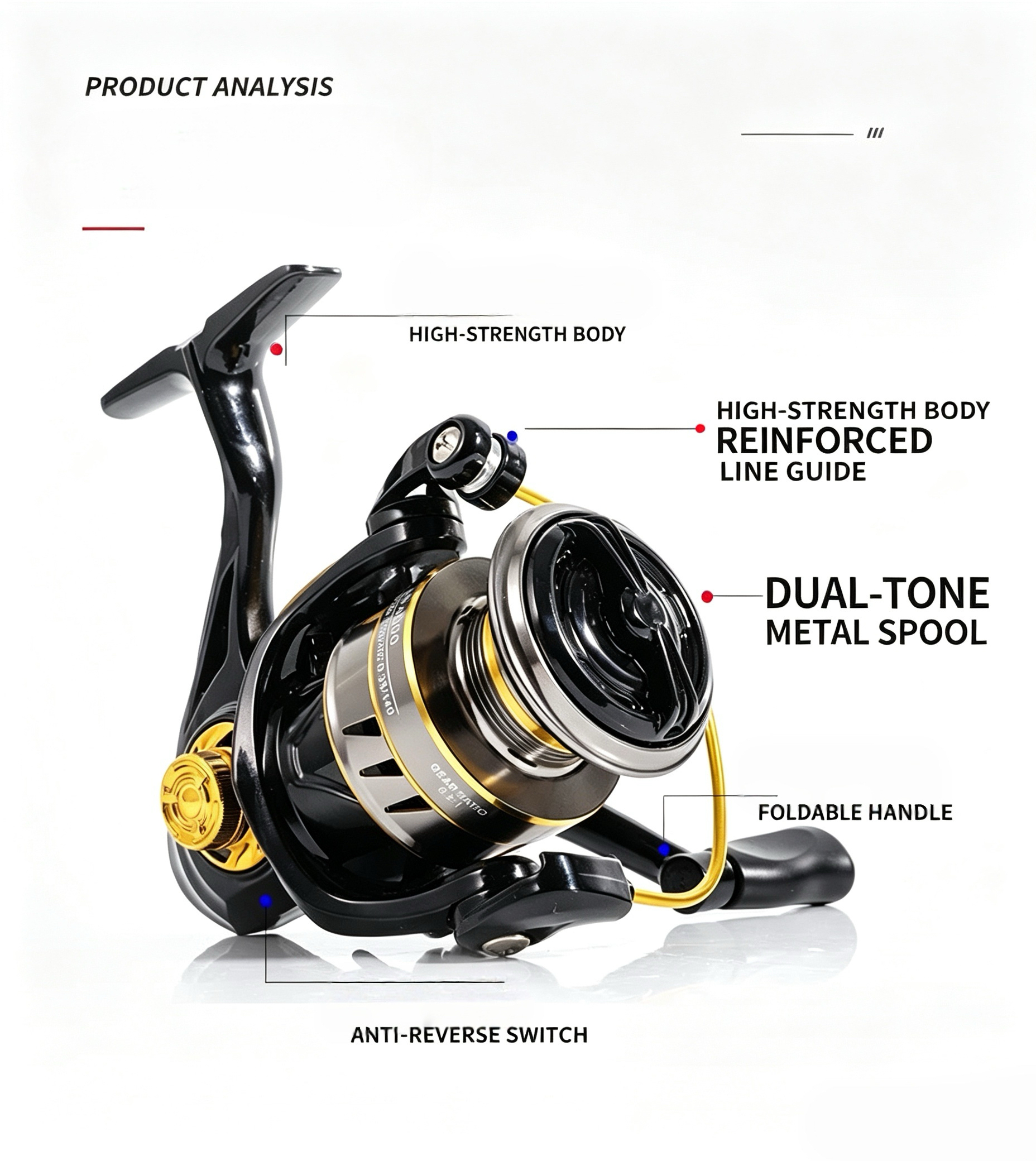 Full Metal Spinning Reel, Long - مراجعة Spinning Reel وسعره