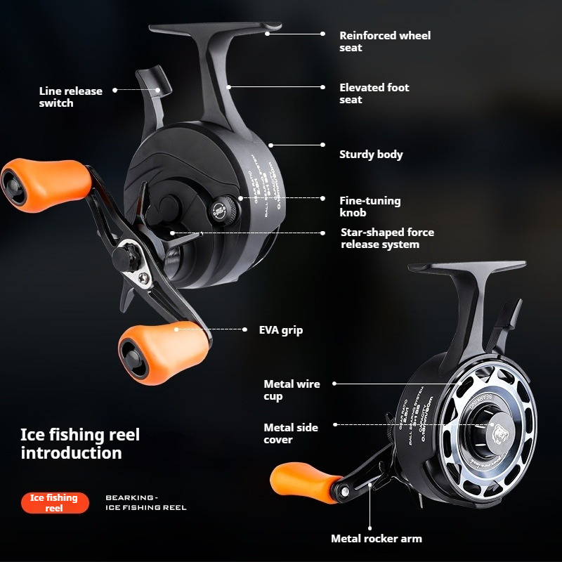Winter Ice Fishing Reel, Micro - مراجعة Ice Fishing Reel وسعره
