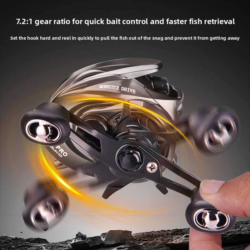 FunDCUniversal baitcasting ree - مراجعة Ice Fishing Reel وسعره