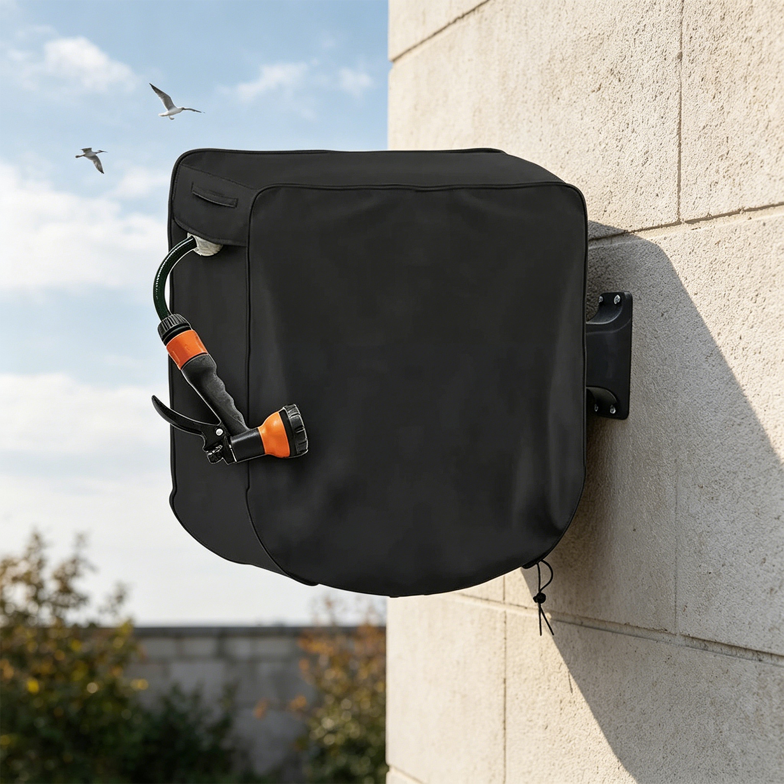 420D Wall Mounted Hose Protect - مراجعة Reel Cover وسعره
