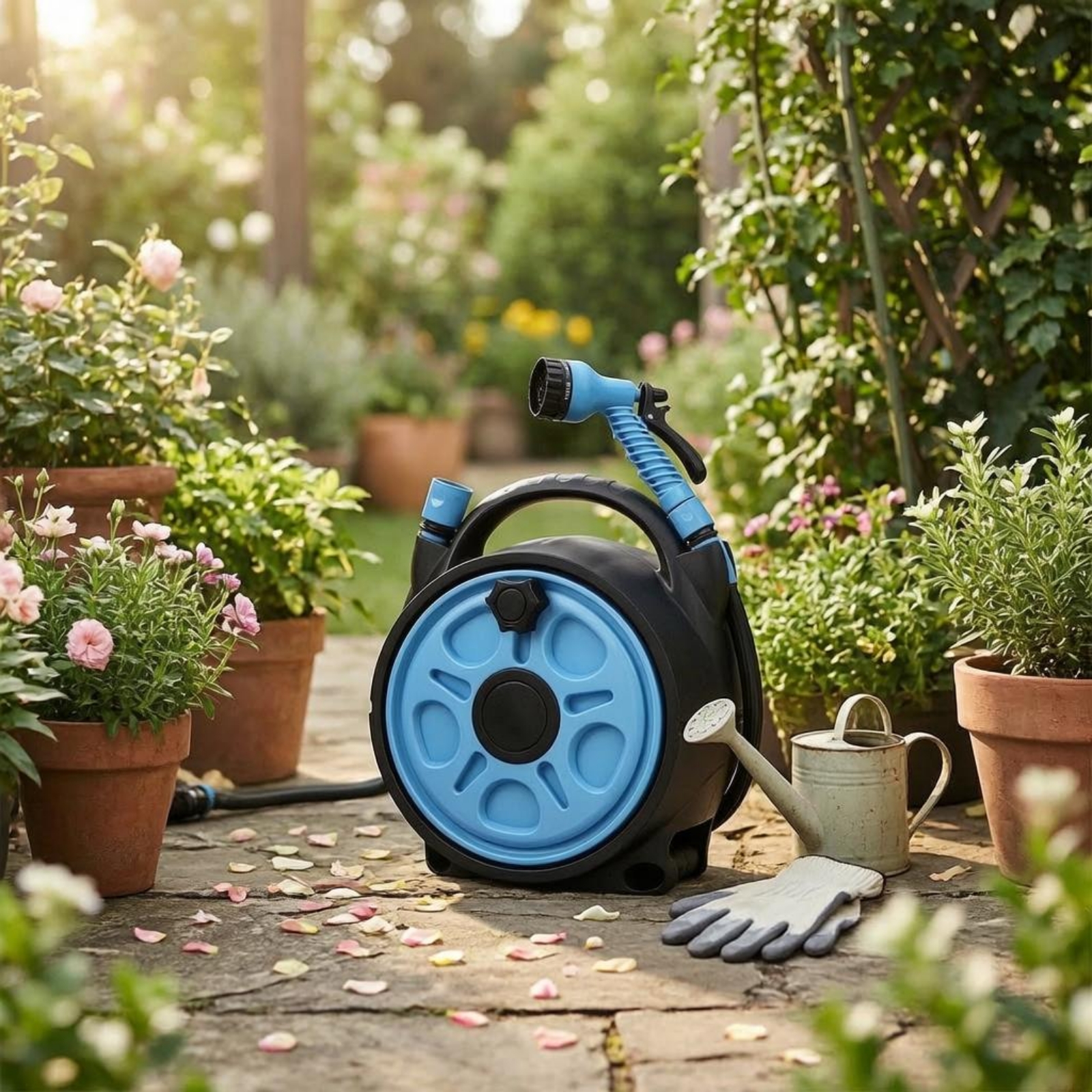 Hose Reel Sprayer Portable Car - مراجعة Reel Handle وسعره