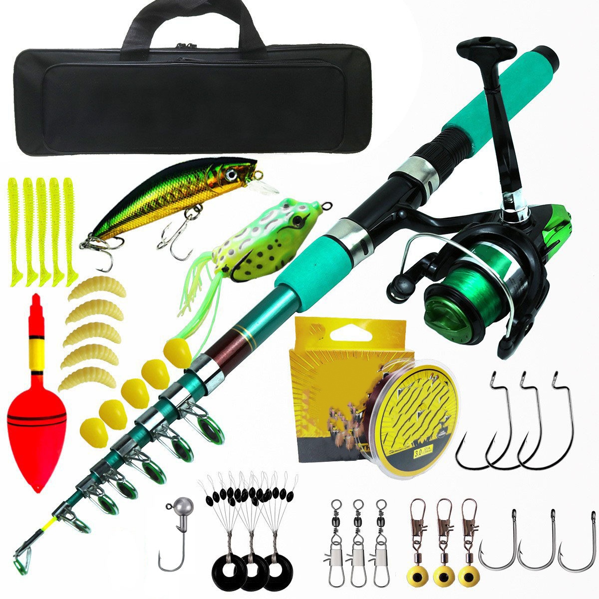 Portable Ultralight Carp Teles - مراجعة Spinning Reel وسعره