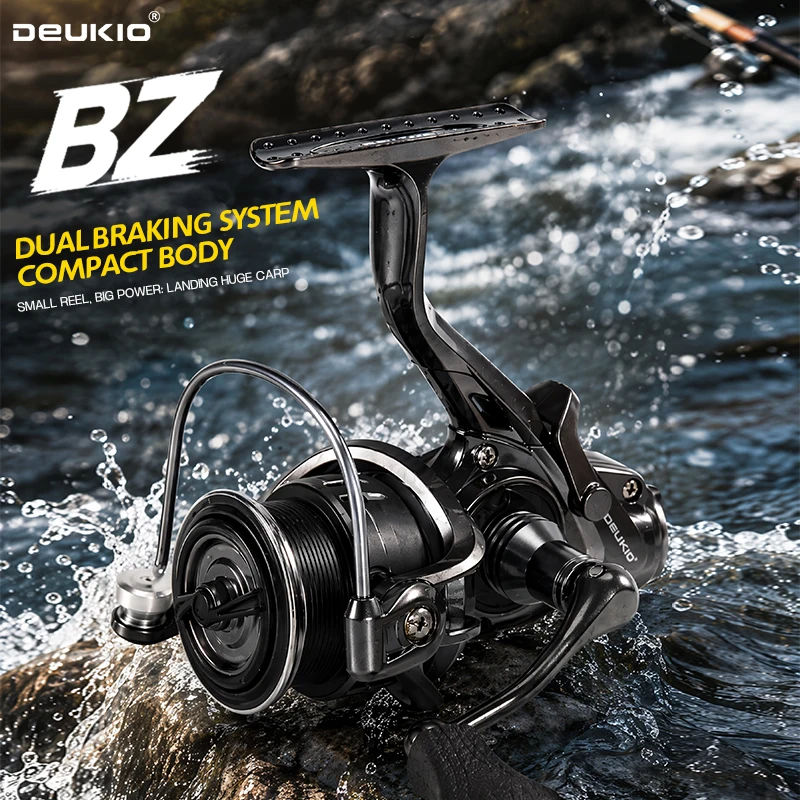 DEUKIO Mini Double Brake Desig - مراجعة Ice Fishing Reel وسعره