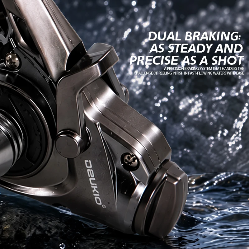 DEUKIO Mini Double Brake Desig - مراجعة Ice Fishing Reel وسعره