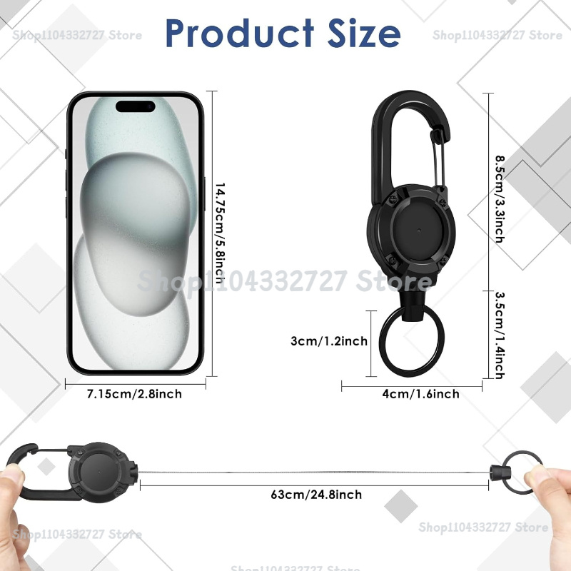 1/2/4pcs Extendable Retractabl - مراجعة Reel Bag وسعره